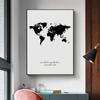Nordic World Map Canvas Painting Wall Art Poster And Print Wall Pictures For Living Room Decorative Picture Home Decor