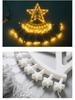 LED Five-Pointed Star Christmas Tree Outdoor Waterfall Lights - Flowing Water Hanging Gardens & Courtyards Decor