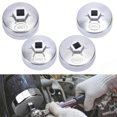 1Pc Aluminium Kop Type Oliefilter Dop Sleutel Dop Auto Hand Verwijderingsgereedschap