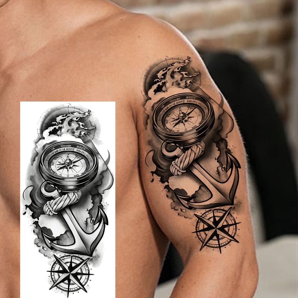 1 Sheet Bless Belief Faith Engraved Temporary Tattoos Family Love Tatoos Waterproof Realistic Fake Tattoo Stickers Long Lasting