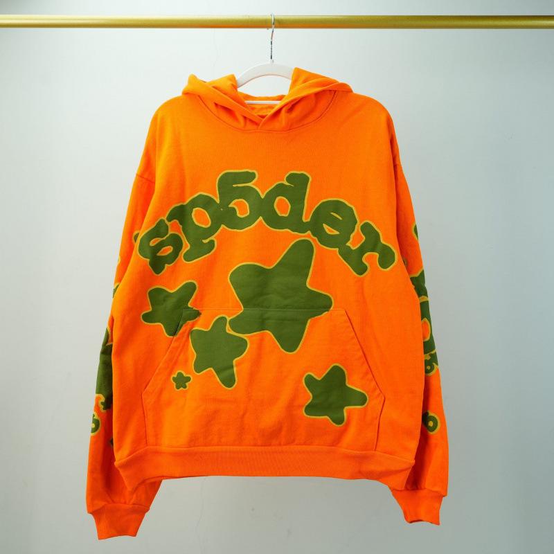 Spder555 Heavyweight 420G Fleece Hoodie - Trendy Velvet Design by Sp5de