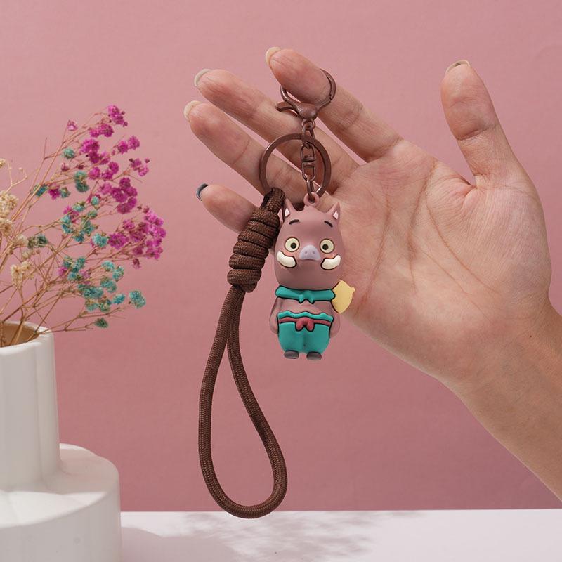 Yokai Anime Keychain Pendant: Cartoon Stray Mountain Doll Accessory & Bag Charm