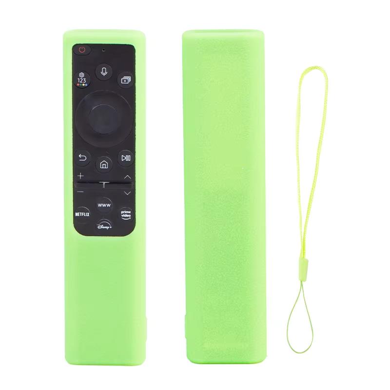 Litchi Texture Silicone Case for Samsung TV Bn59-01357a/01363L/01364A TM -1990C Solar Remote Control Protective Cover
