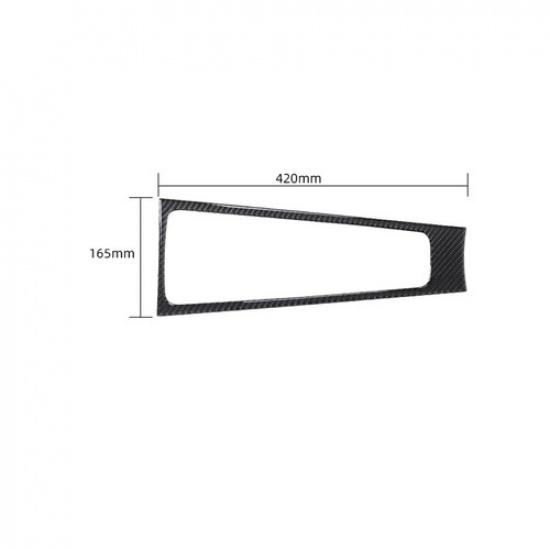 Carbon Fiber Gear Shift Frame Cover Trim For Porsche 718 Boxster Cayman