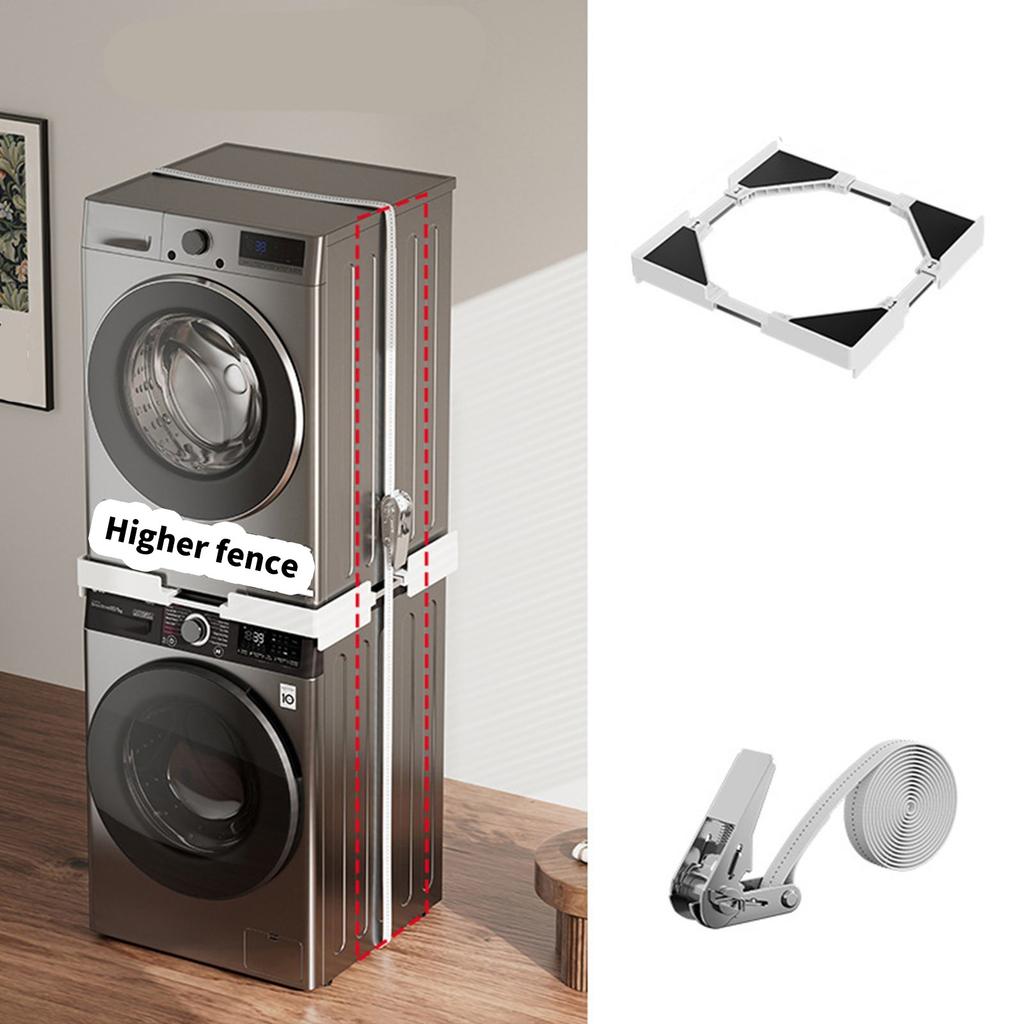 Washing Machine Stand Washing Machine Dryer Fridge Pedestal Adjustable Length Anti Vibration Anti Noise Drying Rack