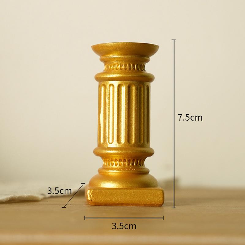 Moderner Kerzenständer Griechisch-inspirierte Säule Aromatherapie Kerzenhalter Römische Säule Tafelaufsatz Dekor