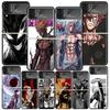 One P-Punch-Man Garou Phone Case For Samsung Z Flip 7 6 5 4 3 Galaxy ZFlip7 ZFlip6 ZFlip5 ZFlip4 ZFlip3 5G Print Cover