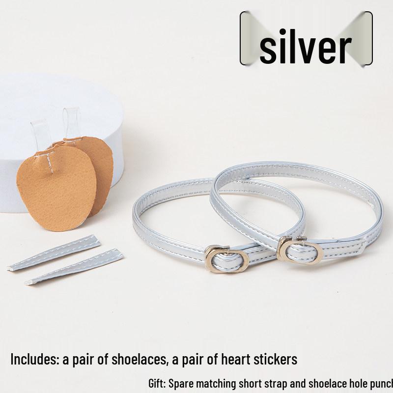 Non-Slip High Heel Strap with Suede Matte Finish - Secure Tie-Up Buckle Design