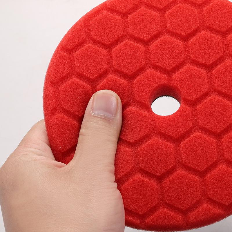 Hexagonal Turtle Pattern Polishing Sponge Pad for Cars and Furniture