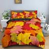 Maple Leaves Duvet Cover Leaf Pattern Bedding Set Comforter Covers Bedroom Twin King Size Soft Quilt Cover Home Textile