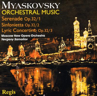 CD NIKOLAI MYASKOVSKY, NOVAYA OPERA TH - Orchestral Music / Serenade, Sympho RRC1244 Regis Records 2006 UK Classical Used