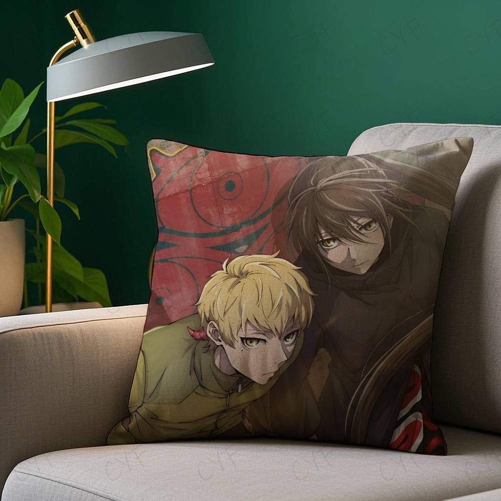 Korea Cartoon T-Tower of God Kissenbezug Kundenspezifisch bedrucktes gebürstetes Fleece-Kissen, Babyhaut-Haptik, Umweltfreundlicher Farbsublimations-Cus