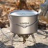 Lixada 2.8L Titanium Pot Ultralight Portable Hanging Pot with Lid Outdoor Camping Hiking Backpacking