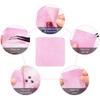 200Pcs/Box Lint Free Clean Cotton Tablet Non-Woven Fabric Eyelash Extension Nail Glue Wipes Cleaner Cloth