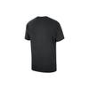 Nike X NBA Collaboration Letter Print Pattern Ribbed Crew Neck Short Sleeve T-Shirt Los Angeles Lakers Men Tops Black FV9875-010