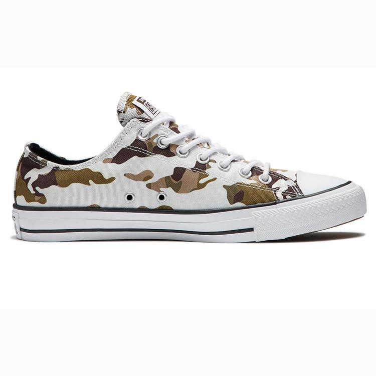 Converse Chuck Taylor All Star Allover Camo Low Top 'White Grey' 166177C