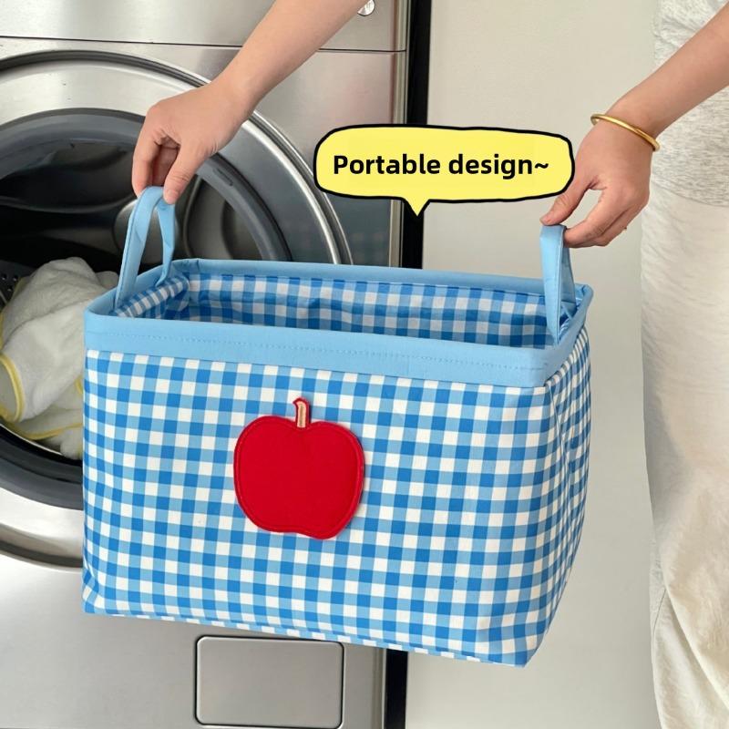 1/2pcs/set Collapsible Clothes Hamper Large Size Household Bathroom Dirty Clothing Storage Basket