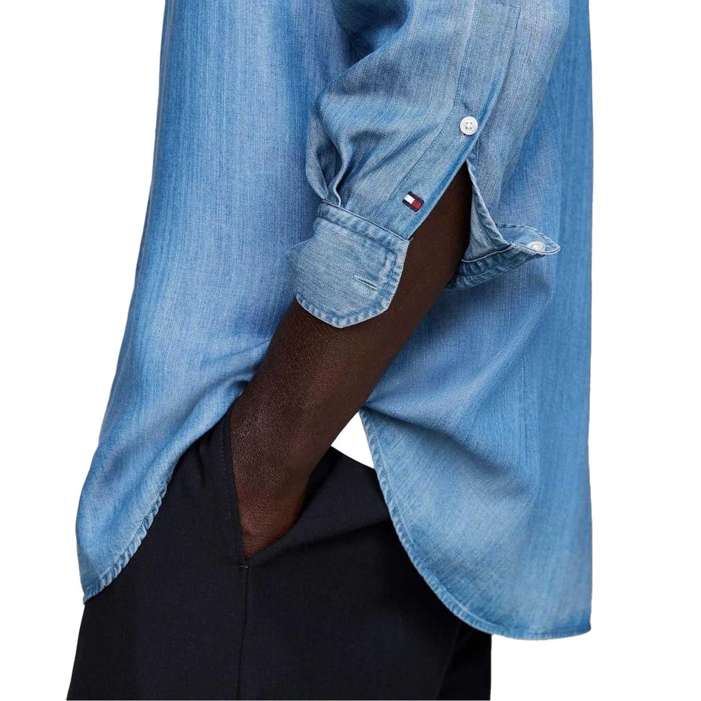 Tommy Hilfiger Mens Plain Slim Shirt