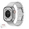 Stainless Steel Strap For Apple Watch Band Ultra 3/2/1 49mm 45mm 41mm 44mm 42mm 46mm Metal Link Bracelet iWatch 11 10 9 8 7 6 5