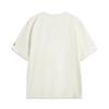 Li Ning Comfortable Versatile Casual Simple Round Neck Pullover Short Sleeve T-Shirt Men Tops Off-White AHSV039-1