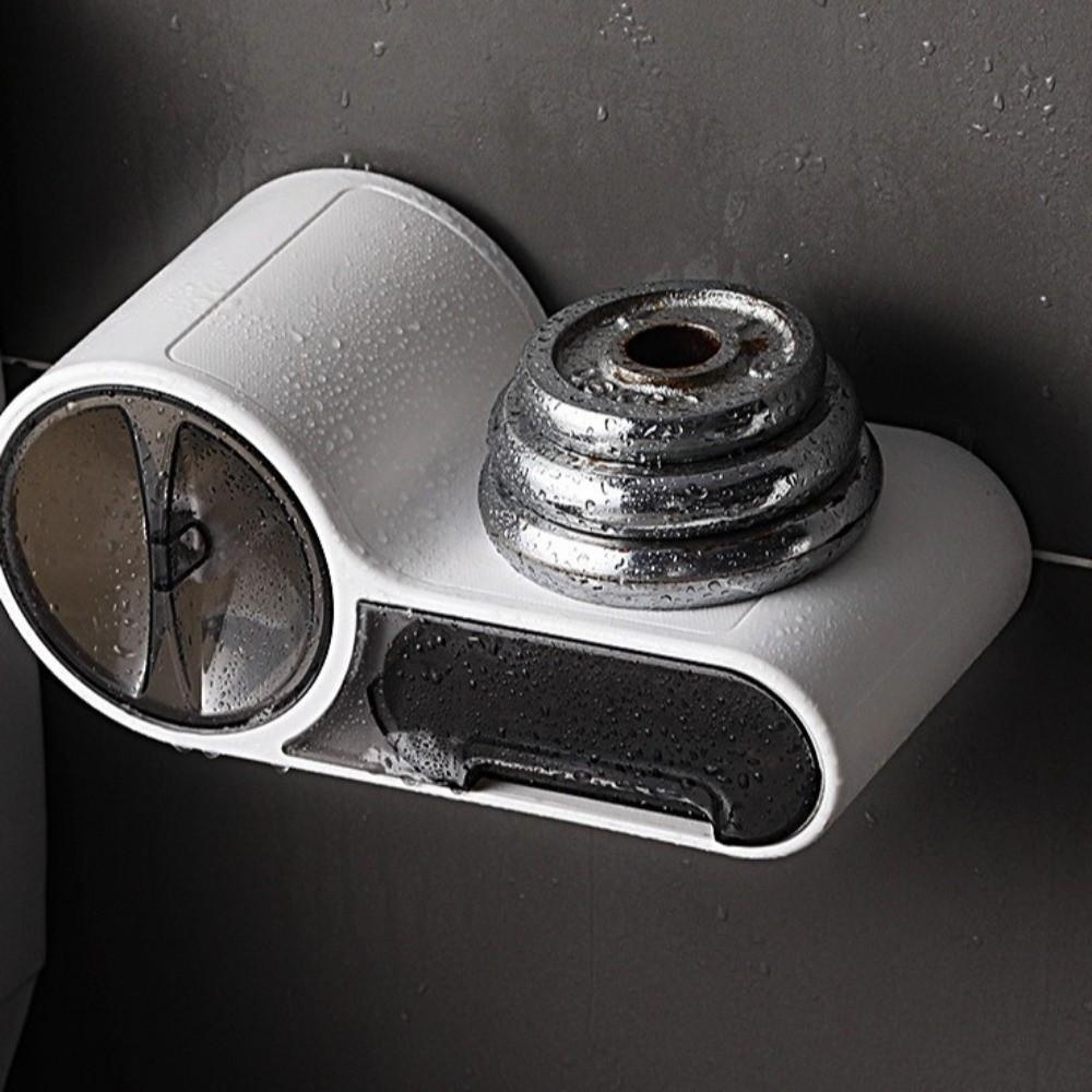 Wall Mounted Toilet Paper Storage Box Plastic Material Toilet Paper Dispenser Household