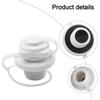 White Boston Air Valve One-way Inflation Valve Airbeds Approx. 22mm BIGMOUTH Boats Canoes Kayaks Plastic Pool Rafts