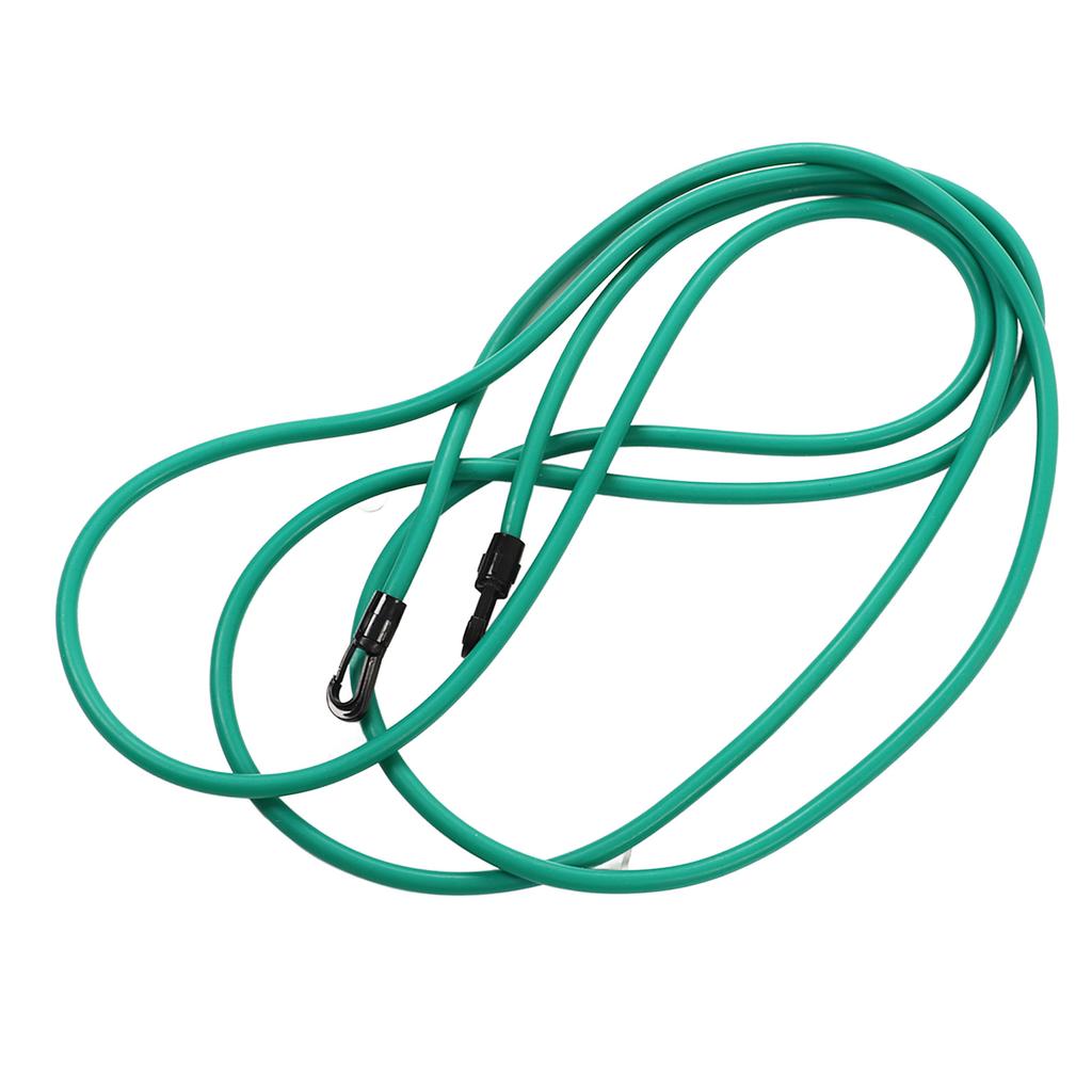 Schwimmleine Stationäres Schwimmen Widerstand Krafttraining Gürtel Elastisches Seil Trainer Set 6mm 10mm 4m Grün
