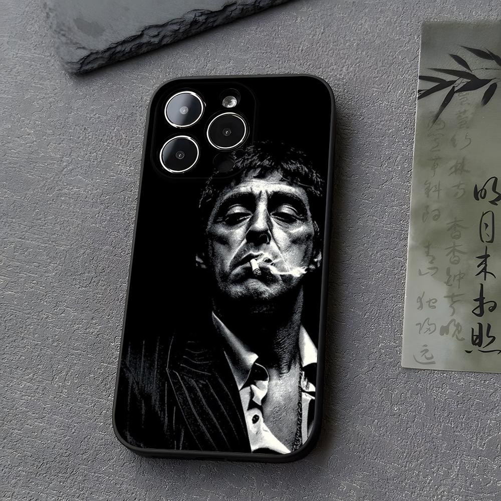 Scarface Tony MontanaS Phone Case Funda For Iphone 13 17 16 11 15ProMax 14 12 Pro Xs Max Mini Xr X 7 8 6 6s Plus Covers