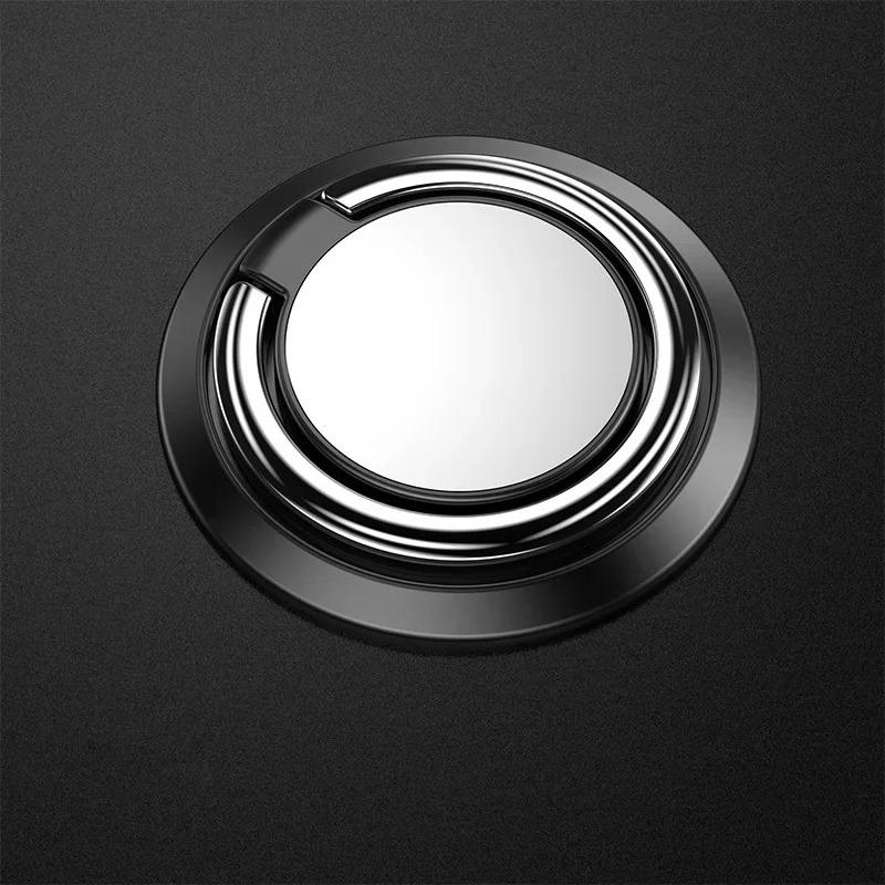 360 Degree Rotating Finger Ring Mobile Phone Holder For iPhone Samsung Huawei Redmi Universal Car Magnetic Mount Pad Metal Stand