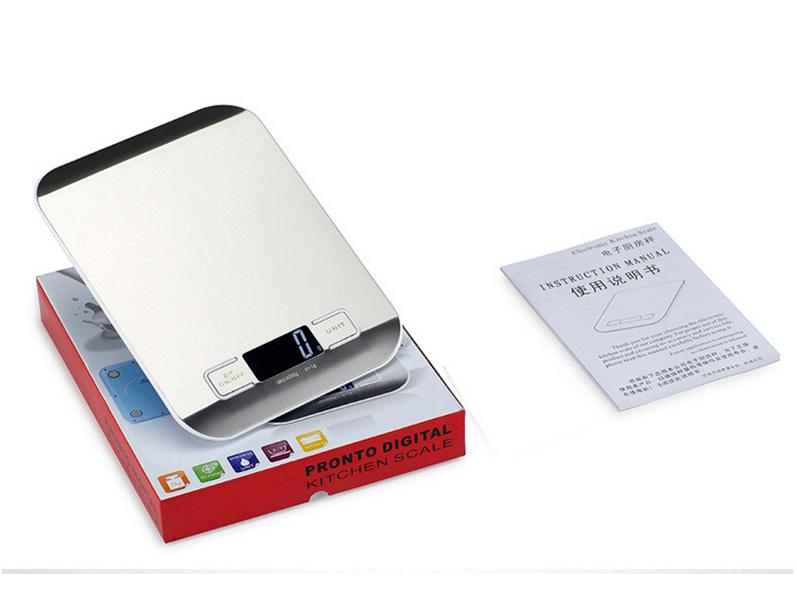 Edelstahl Hochpräzisions P20 Küchengrammwaage - Elektronische Haushaltsbackwaage