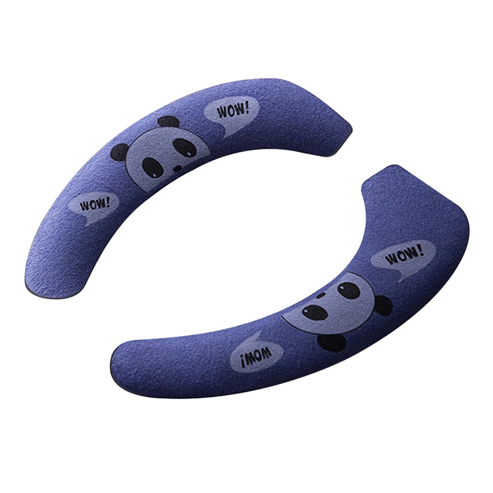 

1 пара Мультяшный чехол на сиденье унитаза, Моющийся чехол-наклейка, Водонепроницаемый и грязеотталкивающий, Универсальный туалетный коврик для четырех сезонов