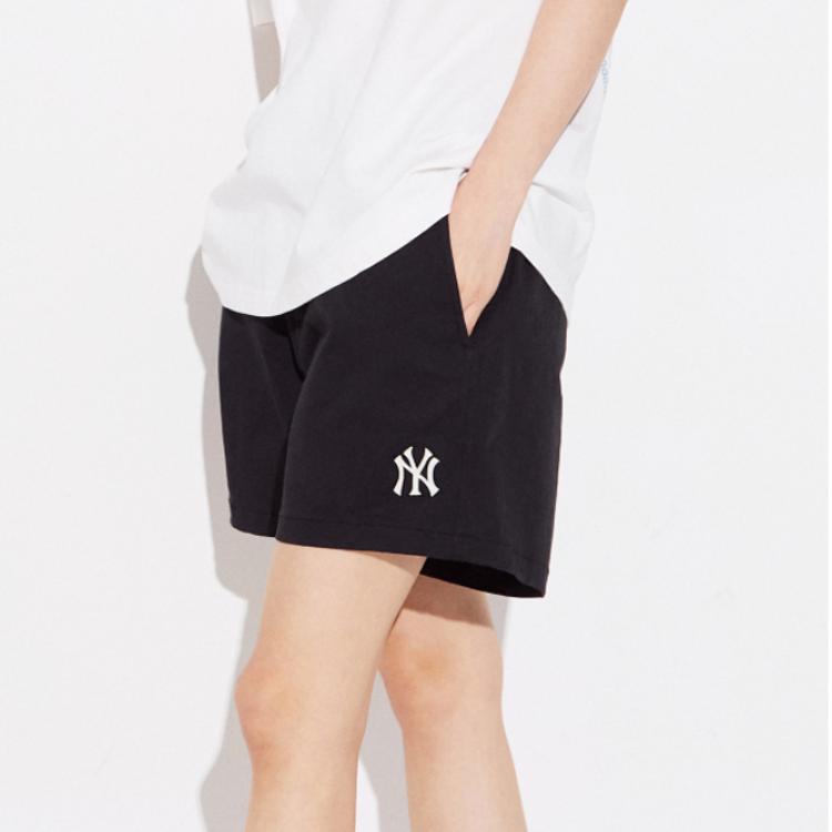 New MLB Casual Shorts Unisex Black 3ASMB0123-50BKS