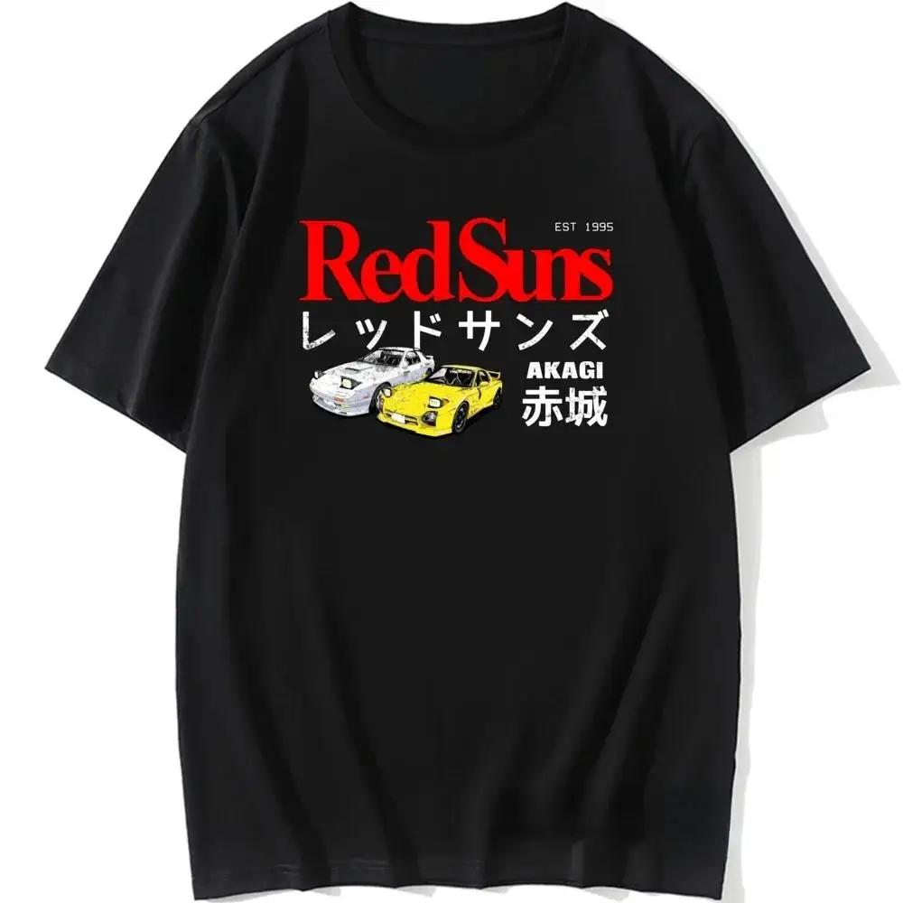 Initial D T Shirt Japanese Anime Graphic Funny Harajuku Manga T Shirt Fashion Casual Short Sleeve T Shirt Summer Men's T-shirt