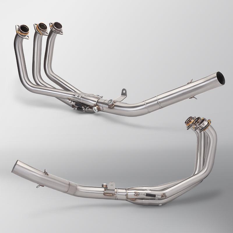 Motorcycle Exhaust Escape Slip On For MT09 MT-09 Tracer 9 900 GT XSR900 2020-2023 Front Link Pipe 51mm Muffler