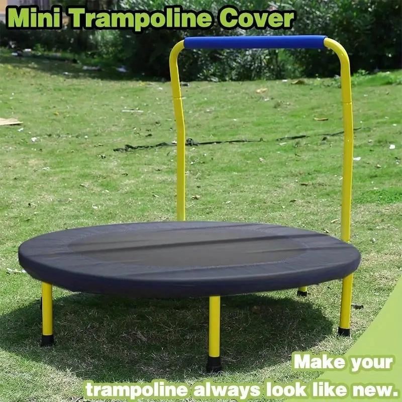 Housse de protection pour trampoline, imperméable et résistante aux UV, avec cordon de serrage pour prévenir le vieillissement et les dommages du trampoline