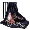 Womens Silk-Satin Square Scarf Bandana Neckerchief Head Neck Wrap Scarves Shawl