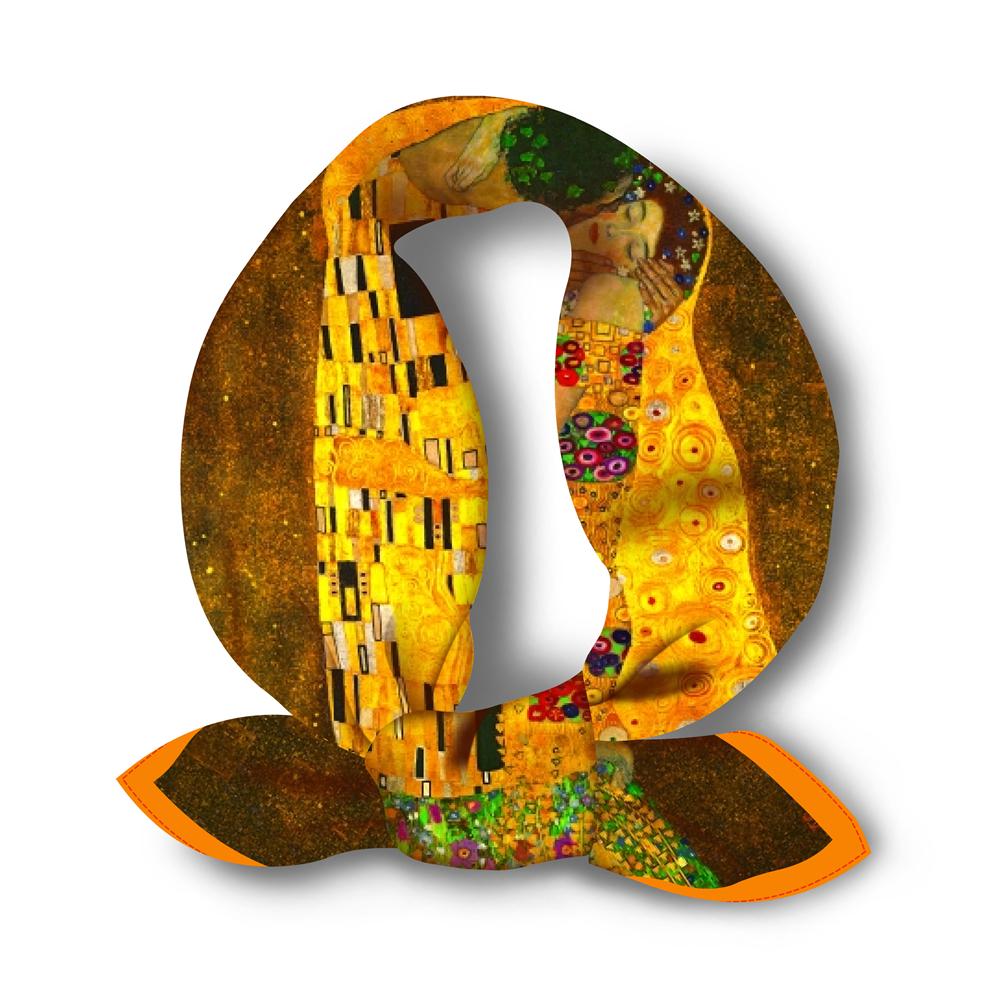 POBING Twill Silk Scarf Women Oil Painting Square Scarves Wraps Bandana Small Hijab Lady Foulards Tie Headband Neckerchief 53CM