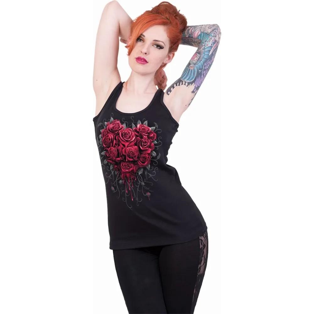 Spiral Womens/Ladies Bleeding Heart Racerback Vest Top
