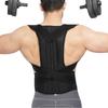 Fully Adjustable Back Support Strap Shoulder Lumbar Belt with Posture Correction for Pain Relief and Protection