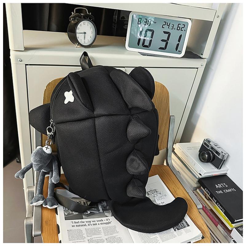 New ugly cute funny personality big shark backpack men and women casual light large capacity backpack
