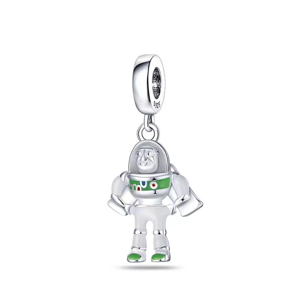 New 925 Silver, Ice Cream, Princess Bead Cat,Duck Pendant Suitable for Bracelet DIY Accessories Exquisite Jewelry
