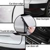 Carbon Fiber PVC Car Door Plate Sill Scuff Cover Plate Sticker Protector Anti Scratch Decal Sticker Protectors