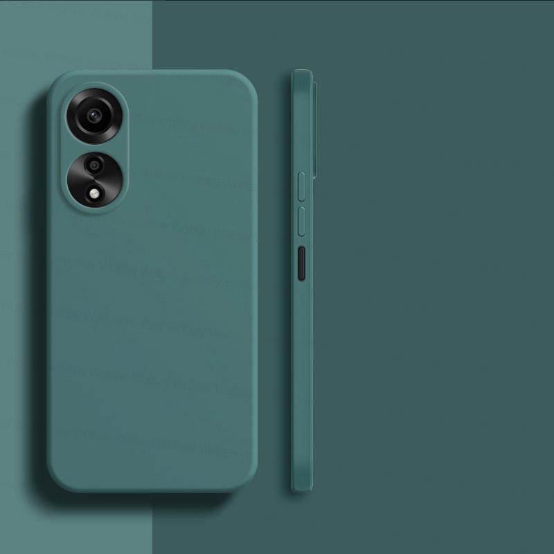 For Funda OPPO A78 4G Case OPPO A78 4G Cover Housing Shockproof TPU Liquid Silicone Protective Phone Back Cover OPPO A78 4G OPPO A78 4G