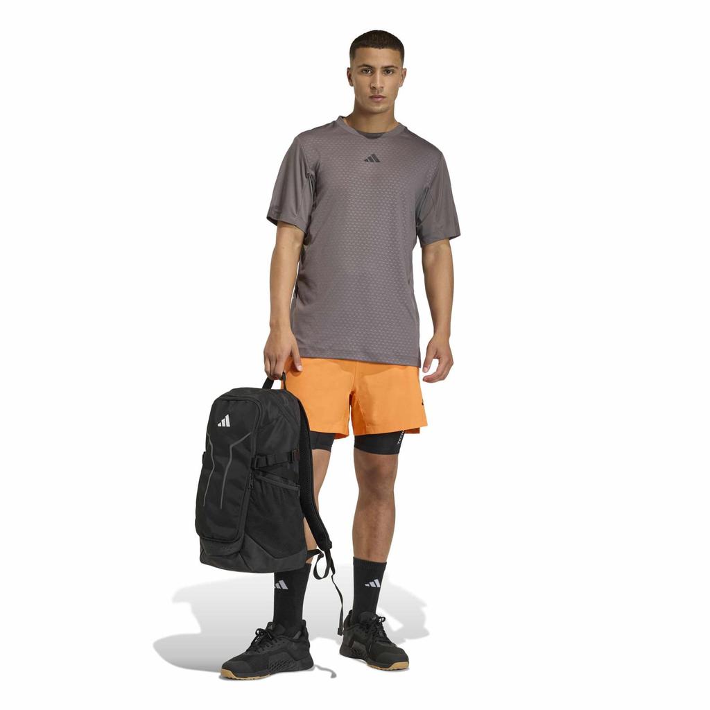 Men's Adidas D4T POWER Training Shirt Brown KE9936 Size M
