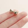 10Pcs/Pack 14K Gold Color Plated Metal Brass Irregular Shape Spacer Beads For DIY Handmade Bracelet Jewelry Making Accessories