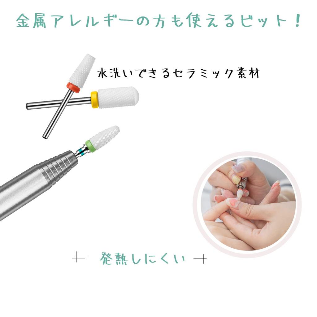 Madenia Nail Bit for Nail Machine Grinding Bit Grinding Nail Head Polishing Drill Bit for Nail Polishing Nail Care Cuticle Treatment Polishing Bit Set