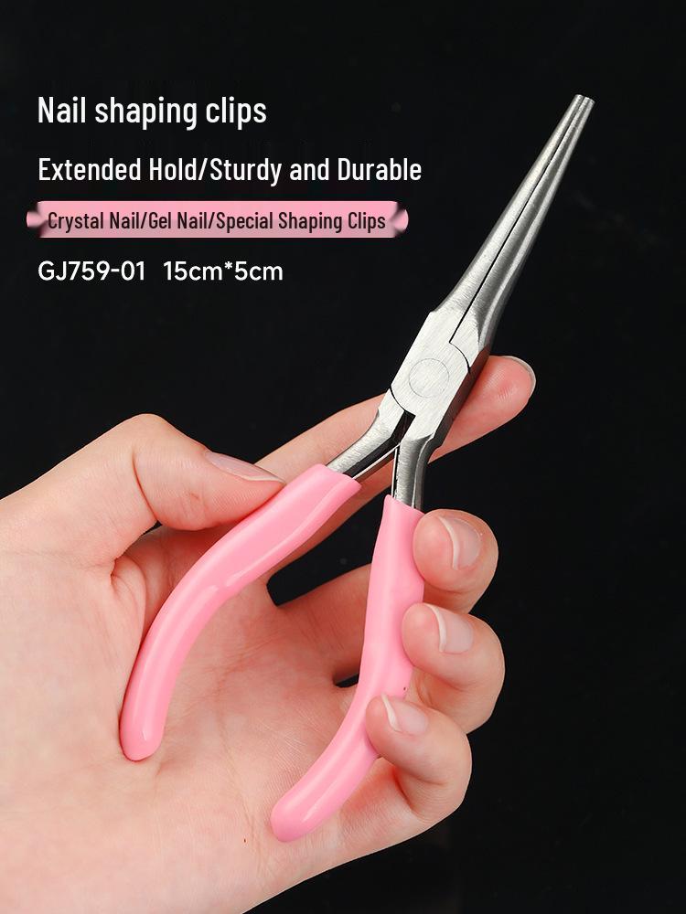 

Nail Art Long Pointed Shaping Clip for Extension and UV Gel