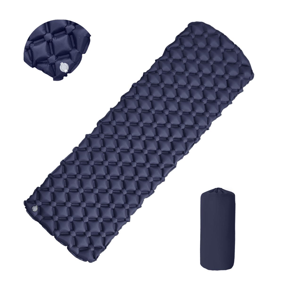 

Ultralight Portable TPU Inflatable Camping Pad - Moisture-Proof, Single/Double, Foot-Press Design 190*60*5cm