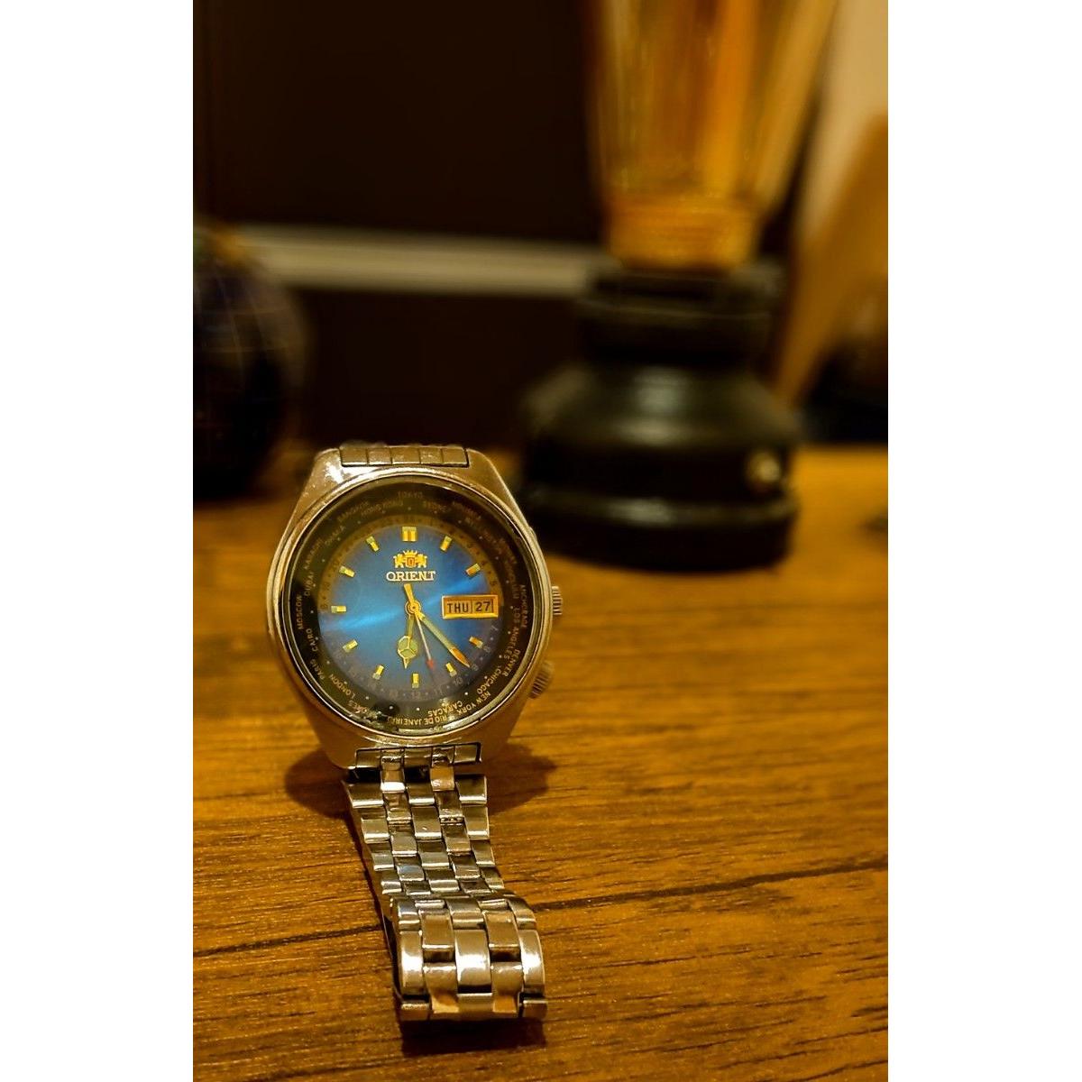 Used ORIENT Orient automatic winding world time