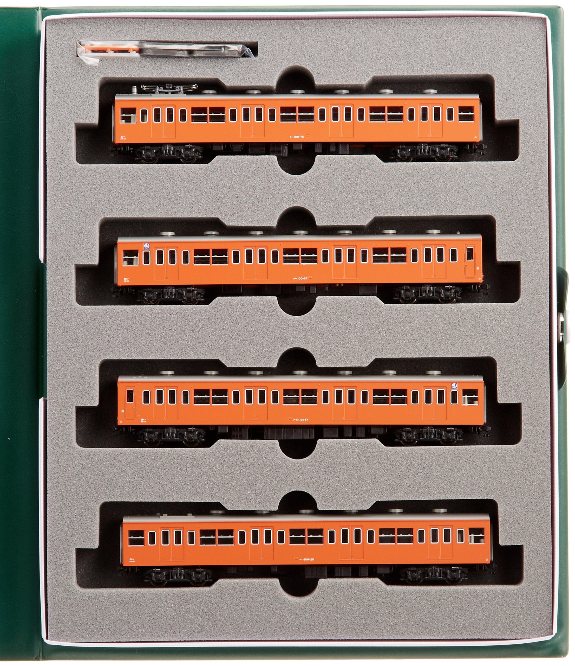 

KATO N Gauge 101 Series Chuo Line Set Model Train Add-On 4-Car 10-887 оранжевый